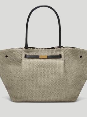 DeMellier NEW YORK RAFFIA Woven Tote